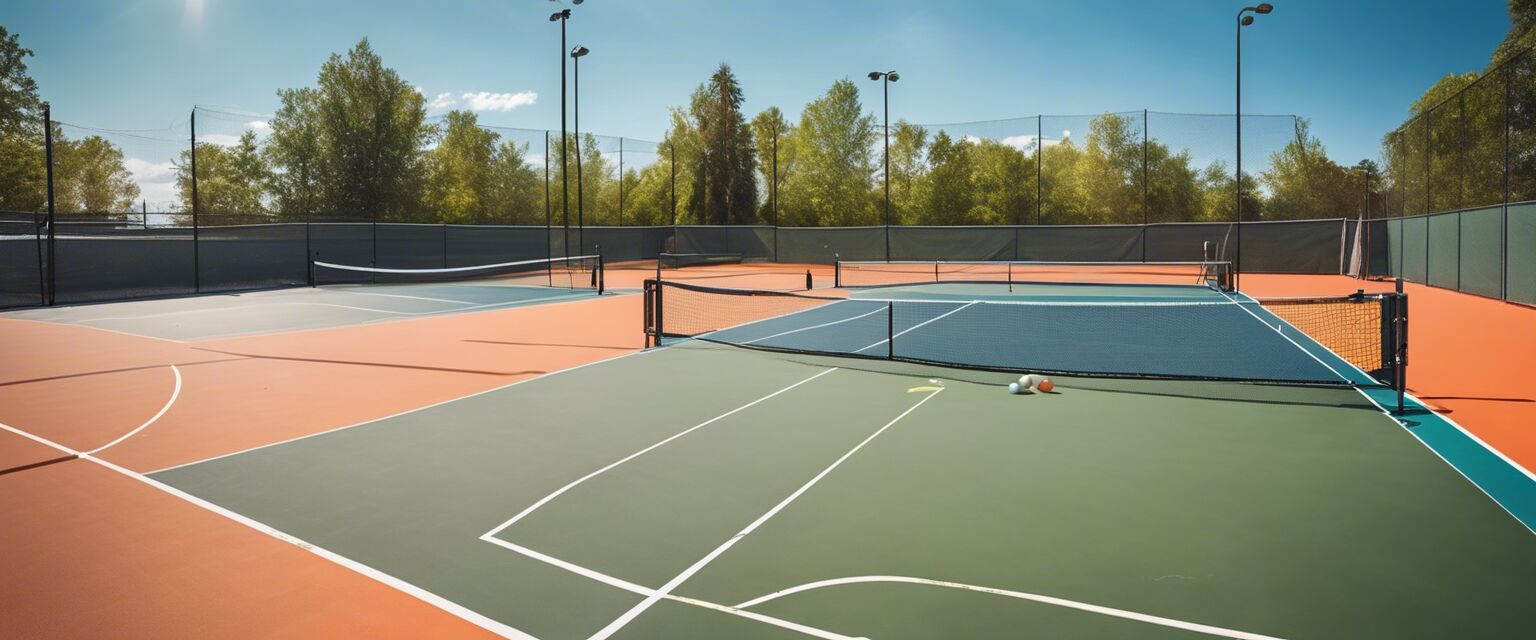 Pickleball court